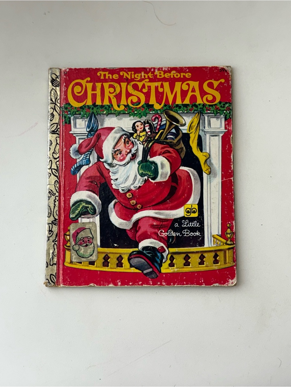 Little Golden Book The Night Before Christmas 1978 33rd Printing VTG CLASSIC